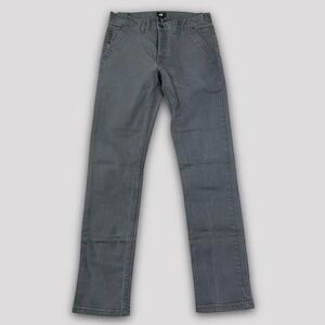 H&M Jeans Mens 32x32 Gray Straight Leg Button‎ Fly Rigid Denim Classic Fit